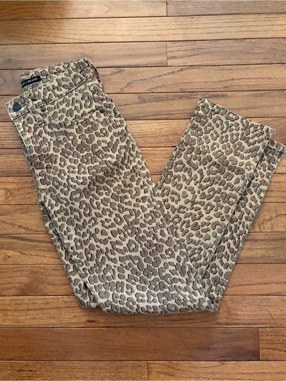 Lucky Brand Leopard Bridgette Pant